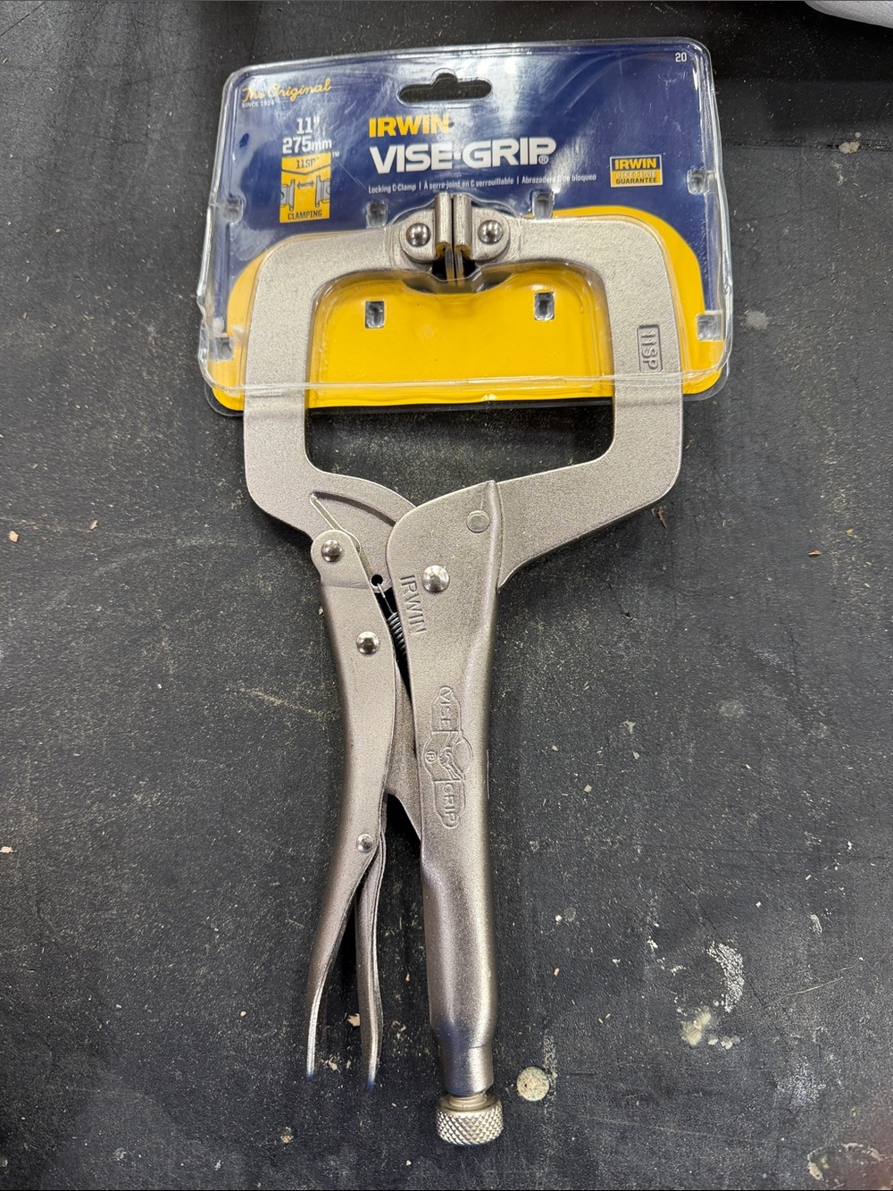 IRWIN VISE-GRIP 11" Locking C-Clamp - Silver